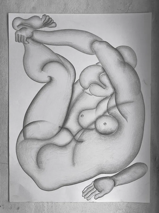 Зображення "Untitled" від Дебера Ярина, розмір: 30x40, медіум: Графіка, серія: Пластична деформація, ціна: $400